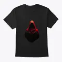 Red Hoodie Man Printed T-shirt