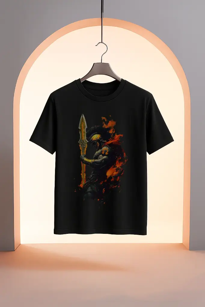 Warrior Printed T-shirt