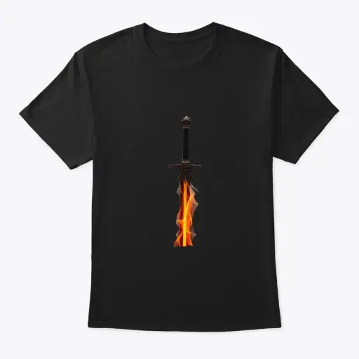 Sword Printed T-Shirt